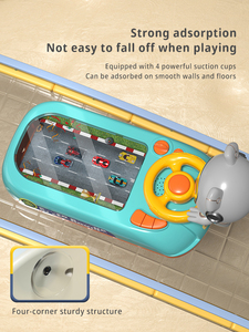 Toddler mô phỏng lái xe đua xe trò chơi với lứa tuổi âm thanh 3 + tuổi, tương tác giáo dục học tập đua xe tải cho trẻ em gái - Product Image 5