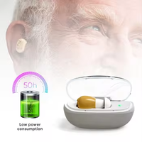 Vente en gros de prothèses auditives Mini Cic Appareil auditif sans fil Ite Prothèses auditives à charge rapide rechargeables pour les personnes âgées sourdes