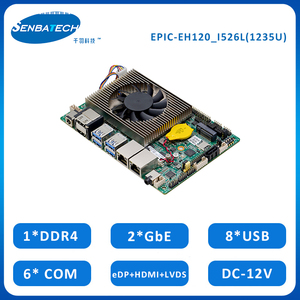 I5-1235U Alder Hồ 2 Lan Ddr4 148x102Mm 6 COM 8 USB 12V M 2 Win Linux Điện Năng Thấp Công Nghiệp Nhúng Bảng Duy Nhất Máy Tính - Product Image 2