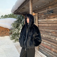 Manteau en cuir synthétique à fausse fourrure de renard pour homme, tendance automne-hiver 2025, manteau en cuir synthétique à fausse fourrure, manteau épais et chaud tendance