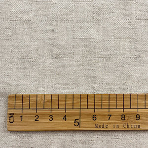 Bébé enfants couleurs naturelles <span class=keywords><strong>blanc</strong></span> noir <span class=keywords><strong>carré</strong></span> dobby mélangé 60% lin 40% coton sergé tissé tissu pour pantalon - Product Image 2