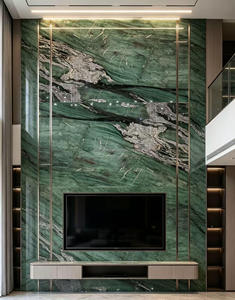 Lastra di Marmo Verde Smeraldo di Lusso, Pietra Naturale Verde per Pareti di Ville, Hotel, Designer d'Interni e Progetti Immobiliari - Product Image 3
