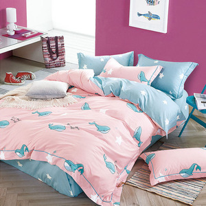 OEKO BSCI ISO Certified Eco-Friendly Woven Cartoon &amp; Plant Printed 4-Piece Kids Cotton <strong>Fluffy</strong> <strong>Duvet</strong> Cover Set - Product Image 2