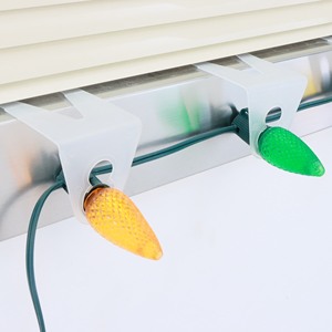 Al Aire Libre C7 C9 <span class=keywords><strong>Luces</strong></span> <span class=keywords><strong>de</strong></span> vacaciones Luz <span class=keywords><strong>de</strong></span> <span class=keywords><strong>Navidad</strong></span> original Gutter Tuff Shingle Tabs - Product Image 5