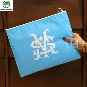 Customized Thick Frosted PE Material Gravure Printed Recyclable Packaging Bags Valve for Clothing Shoes Underwear Socks Hoddies - Product Image 4