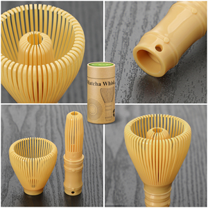 Custom Logo Polypropylene Matcha <b>Tea</b> Whisk Bamboo Chasen Durable Coffee & <b>Tea</b> <b>Set</b> with Kraft Box - Product Image 4