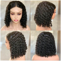 Perruque brésilienne en cheveux humains, ondulations profondes, avec dentelle transparente HD 13x4, 13x6 et fermeture 5x5 pour femmes