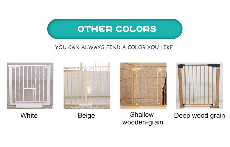 High Quality Wide Pet Gate Metal ABS Material Durable Gates For Dogs Indoor Strong Retractable Pet Gate Safety PG-01