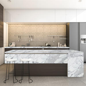 TMZ 7004 Statuario PD, Losa de Piedra Artificial de Cuarzo Blanco Moderno, Resistente al Agua, para Encimeras de Baño, para Hoteles y Villas - Product Image 5