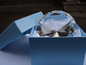 MH-0083L Blank Glass Diamond <strong>Crystal</strong> Diamond Paperweight