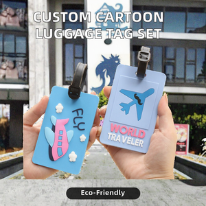 Etiquetas <span class=keywords><strong>de</strong></span> Equipaje <span class=keywords><strong>de</strong></span> Silicona Suave Personalizadas y Juego <span class=keywords><strong>de</strong></span> Porta Pasaportes <span class=keywords><strong>de</strong></span> PVC, Accesorios <span class=keywords><strong>de</strong></span> Viaje Reciclables para Agencias <span class=keywords><strong>de</strong></span> Viajes - Product Image 5
