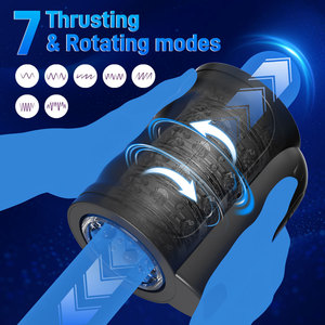 MELO Big Size 12-Speed <b>Vibration</b> Masturbation Cup Built-in Battery for Male Masturbator-Artificial Vagina Real Pussy Sex Toy - Product Image 5