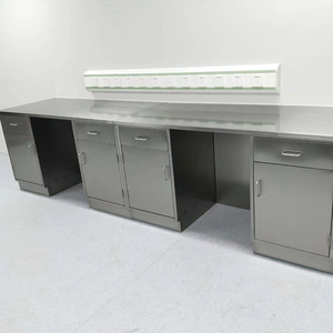 Bàn làm việc bằng thép không gỉ y tế, bàn thí nghiệm bằng thép hóa chất có chậu rửa - Product Image 5