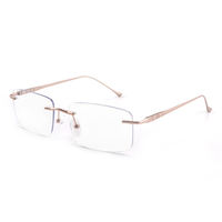 Lunettes photochromiques sans monture pour hommes et femmes, protection UV avec blocage de la lumière bleue, lunettes d'ordinateur