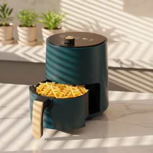 Camel 4L Friteuse à air chaud réutilisable en plastique, <span class=keywords><strong>sans</strong></span> <span class=keywords><strong>huile</strong></span>, à circulation d'air chaud, multifonctionnelle, pour la <span class=keywords><strong>cuisson</strong></span> domestique, <span class=keywords><strong>frites</strong></span> et snacks - Product Image 5