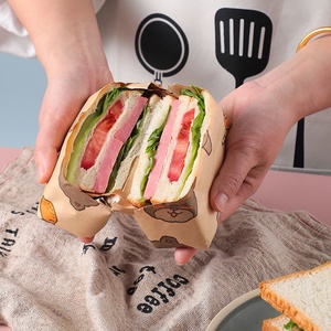Boîte d'emballage carrée en papier kraft jetable, écologique, recyclable, imperméable, avec logo personnalisé, pour pâtisserie, desserts, sushis, aliments pour animaux de compagnie - Product Image 4