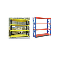 Gui Chang Étagère métallique réglable en acier, sans boulons, à trous papillon, pour entrepôt, en stock