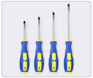 Juego de Destornilladores Industriales OEM de Cabeza Plana, Mango de Plástico Resistente a la Corrosión, Magnético, de Cromo Vanadio, Personalizable - Product Image 3