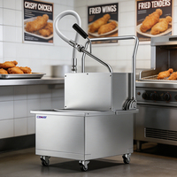 Unité de filtration d'huile industrielle de type chariot COMAI avec filtre à noyau, débit de 0,5 GPM, capacité de 20L/10L, AC 110V/220V