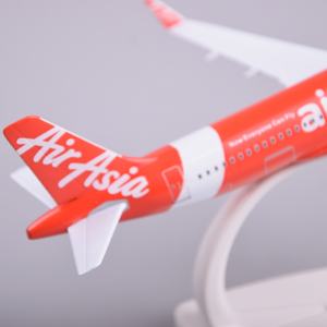 Modelo de Avião Diecast Air <span class=keywords><strong>Asia</strong></span> 20cm A320 Escala 1/300 Comprimento Pintado Modelo de Aeronave de Metal Presente - Product Image 5
