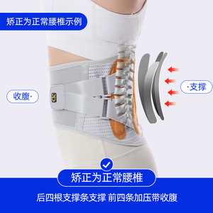 Ceinture de soutien lombaire respirante pressée à chaud pour soulager les tensions et hernies discales, idéale pour l'entraînement physique des adultes - Product Image 3