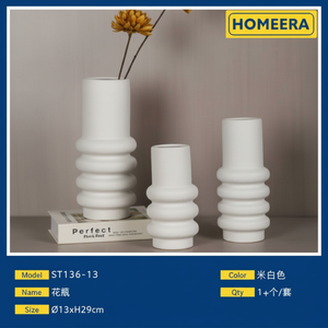 Scatola all'ingrosso di 16 pezzi di D13 H29cm decorativo in ceramica e porcellana vasi campione di colore per la decorazione della casa - Product Image 1