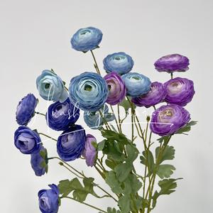 Artificial Lotus <b>Flowers</b> 6-Headed <b>Silk</b> High Simulation Wedding Decorations Home Furnishing Props - Product Image 3