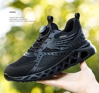 Nouvelle Arrivée Chaussures de Sécurité Personnalisées en Tissu Mesh Anti-écrasement et Anti-perforation, Chaussures de Travail pour Hommes avec Embout en Acier pour la Protection des Orteils