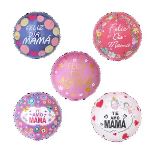wholesale happy mothers day balloon 18 inch colorful spanish foil balloons for mother s day balloons decoration