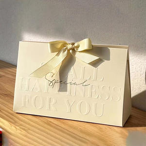 Custom Art Paper Folding <b>Wedding</b> Gift Bag Exquisite Bow Boutique Design for Festive Occasions Professional Manufacturer - Product Image 4
