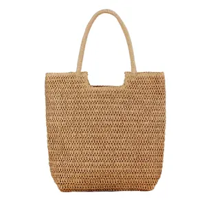 Straw Bag 2024 Summer Beach Fashion Handbag For Women Straw Bags Tote Summer Beach