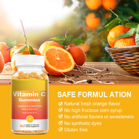 Complément alimentaire en gommes à la vitamine C, saveur orange, pour adultes, enfants et hommes, stimulant immunitaire, marque OEM.