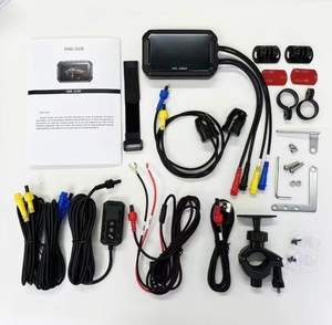 MotorBike Cam 1080 + 1080P delantero y trasero 3 "IPS pantalla doble lente impermeable GPS aparcamiento Monitor motocicleta Cámara - Product Image 6