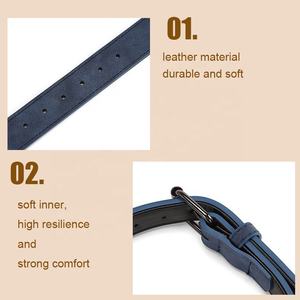<span class=keywords><strong>Collar</strong></span> ajustable de cuero suave para mascotas para perros y gatos - Product Image 4