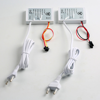 12W 1A DC12V LED Espejo Botón táctil Interruptor de sensor Botón único Un color Tres colores Fuente de alimentación incorporada Interruptor inductivo