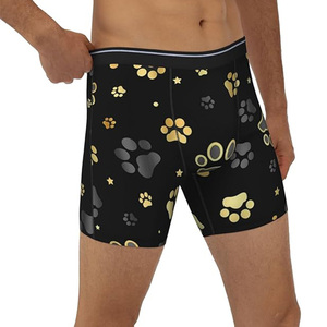 Wholesale <strong>Boxer</strong> Cute Cat Paw Men's Underwear Digital Print <strong>clear</strong> Pattern Men's <strong>Boxer</strong> <strong>Briefs</strong> Custom Size Short Underwear - Product Image 3