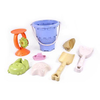 Ensemble de jouets de sable d'été pour enfants en plein air Meilleur jouet de seau de plage RPP avec 10 accessoires PCS pour garçons filles