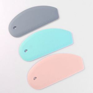 Couteau-racloir à pâte en silicone de qualité alimentaire, multi-usages, écologique, résistant au lave-vaisselle et au four, outil de pâtisserie pour la cuisine - Product Image 1