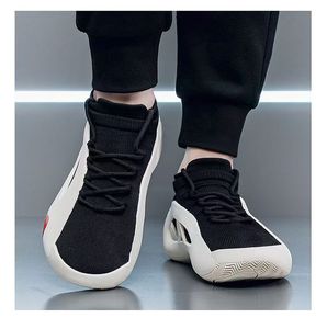 Nouvelles Chaussures <span class=keywords><strong>de</strong></span> Basketball <span class=keywords><strong>Noir</strong></span> et Blanc 2026, Tige en Cuir Microfibre, Semelle Intermédiaire en PU, Semelle Extérieure en Caoutchouc, Guangdong, Unisexe, Tendance Jeunesse - Product Image 5