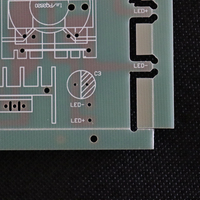 Carte de commande de carte de carte PCB de pilote de LED personnalisée de haute qualité professionnelle simple face de l'usine
