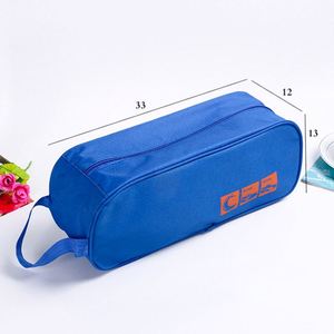 Sac de voyage personnalisé en tissu Oxford 600D pour chaussures, organiseur de chaussures de sport à fermeture éclair, sac de rangement décontracté pour chaussures - Product Image 6
