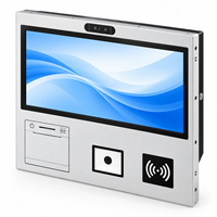 Terminal tactile modulaire en libre-service avec options d'imprimante, de scanner et de lecteur de cartes pour projets de kiosque OEM