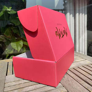 Muestra gratis Rosa ecológico brillante cartón personalizado maleta <span class=keywords><strong>de</strong></span> embalaje <span class=keywords><strong>de</strong></span> cartón con logotipo - Product Image 5