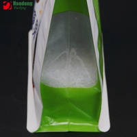 Sacs en plastique Mylar à fond plat avec fermeture éclair facile à déchirer, imprimés en feuille d'or, de haute qualité, personnalisés, en gros, pour bonbons