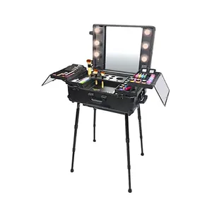 Maßge schneiderte Studio To Go Make-up-Hülle mit Light Pro Makeup Station Hot Sales