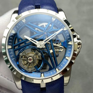 2025 Hot-Selling High-End Luxury Men's Mechanical <b>Watch</b>, Fashionable <b>Skeleton</b> Tourbillon - Product Image 1