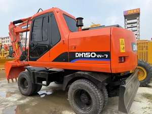 Excavateur sur pneus Doosan Dh150W-7 d'occasion Original Corée Doosan Dh150W-7 150W Excavateur sur pneus Doosan 15 tonnes - Product Image 4