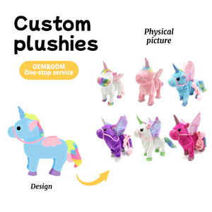 Usine directe personnalisée peluche peluche arc-en-ciel licorne <span class=keywords><strong>poupée</strong></span> Kawaii à la mode commande urgente <span class=keywords><strong>de</strong></span> 7 jours disponible pour les cadeaux et les promotions - Product Image 1