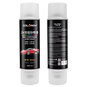 Pintura en Aerosol de Dos Componentes COLORDY 260ml 2k, Pintura de Reparación Automotriz de Secado Rápido con Alto Brillo, Colores <span class=keywords><strong>Blanco</strong></span>, Negro y Plateado - Product Image 2