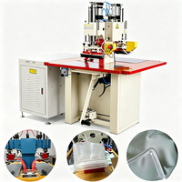 Machine de soudage haute fréquence de grande puissance 8KW 10KW 15KW pour logos et étiquettes de chaussures, double tête, pédale de commande